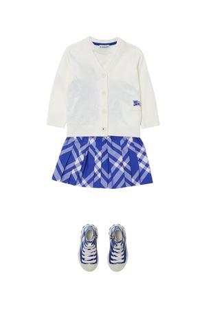 cardigan in lana bianco BURBERRY KIDS | 8078456A1452